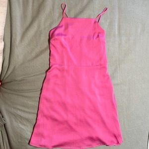 Bright pink Express dress